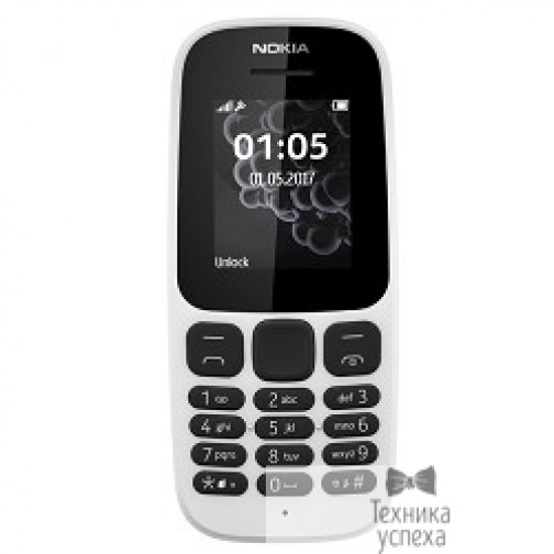 Nokia NOKIA 105 SS TA-1010 WHITE (2017) A00028371 1.4