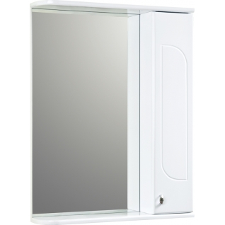 Зеркало-шкаф АкваМаста 32 левостороннее белый со светильником