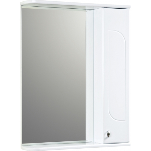 Зеркало-шкаф АкваМаста 32 левостороннее белый со светильником 898849