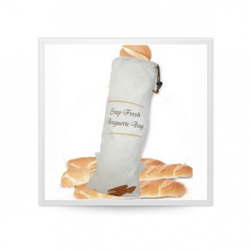 Хранение продуктов, овощей.  Мешочки для овощей. Обработка продуктов. Potter Ind. Ltd. Мешочек для хранения французского хлеба Baguette bag NMKC051/CV 93837