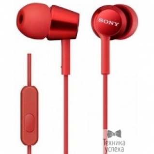 Sony Sony MDREX150APR.E RED 5-24000Гц 1.2м gold 3.5мм 103дБ ПДУ микрофон красные