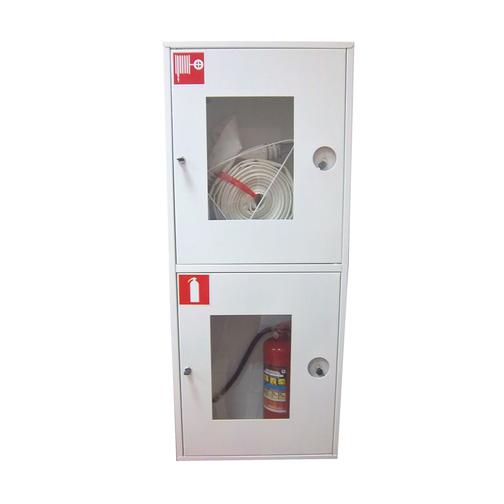 Шкаф пожарный ШПК-320Н3Б (навесной закрытый белый) Пожарное Оборудование 42583115