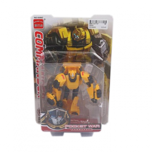 Робот-трансформер Commander, желтый Shenzhen Toys 37720343
