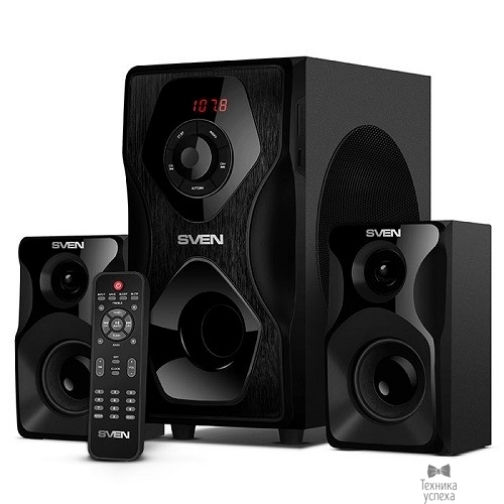 Sven SVEN AC MS-2055, черный (55Вт, FM-тюнер, USB/SD, дисплей, ПДУ, Bluetooth) 37891499