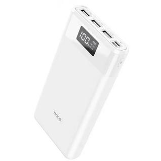 Аккумулятор внешний универсальный Hoco B35E-30000 mAh Entourage mobile Power bank (2USB: 5V-2.0A) White Белый