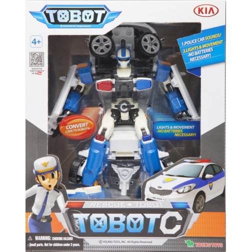Робот-трансформер Tobot С - Полиция (свет, звук) Young Toys 37726869 7