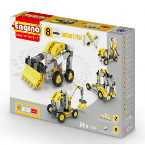 Конструктор Pico Builds - Industrial, 8 моделей Engino 37709646 4