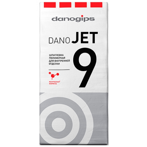 ДАНОГИПС Дано Джет 9 шпатлевка полимерная универсальная (20кг) / DANOGIPS Dano Jet 9 шпаклевка полимерная универсальная (20кг) Даногипс 37545578