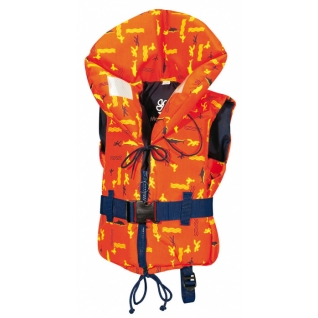 Жилет спасательный детский Marine Pool Freedom оранжевый с рисунком 20-30 (5000554)