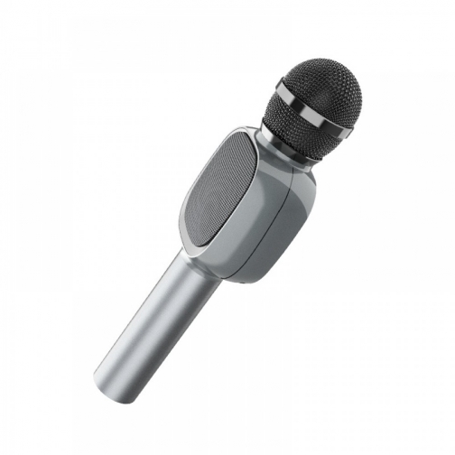 Беспроводной Караоке микрофон HOCO BK4 metal gray HOCO BK4 Silver 37905910 1