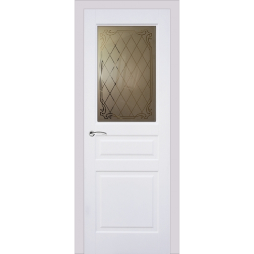 Дверное полотно МариаМ Римини- 3 остекленное 600-900 мм 6582965 1