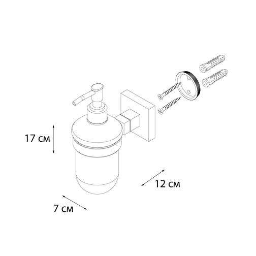 Дозатор жидкого мыла FIXSEN Metra (FX-11112) 42635864 1