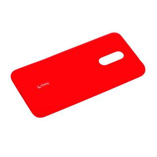 Чехол-накладка силиконовый Cherry матовый 0.4mm & пленка для Xiaomi Redmi 5 Plus (5.7") Красный