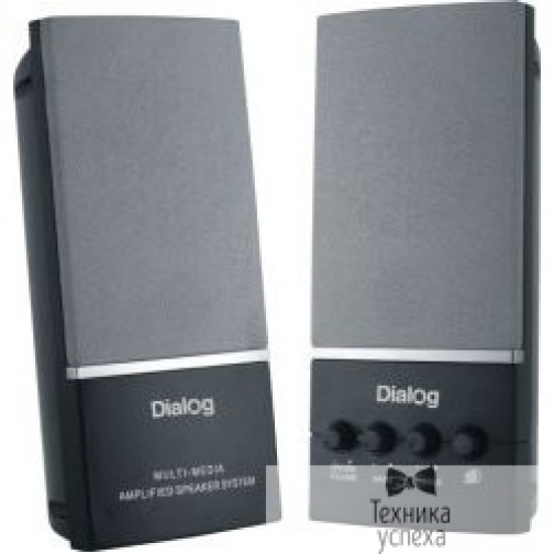 Dialog Dialog AM-12B Black 2.0, 10W RMS, громкость, НЧ, ВЧ, 3D, выход на наушники 5802204