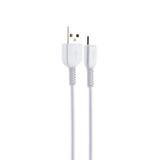 USB дата-кабель Hoco X20 Flash MicroUSB (2.0 м) Белый