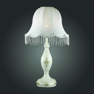 Настольная лампа St Luce Белый с золотом/Белый E27 1*60W