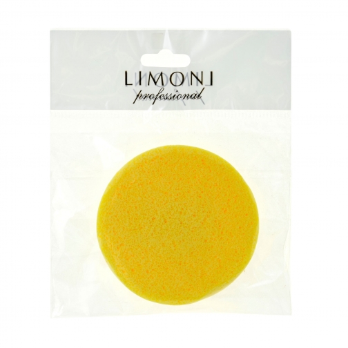 LIMONI - Губка косметическая для снятия макияжа круглая 2146678