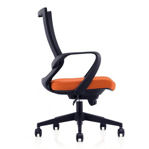 Кресло офисное Спэйс LB/черный пластик/черная сетка/оранжевая ткань NORDEN Chairs 42859330 2