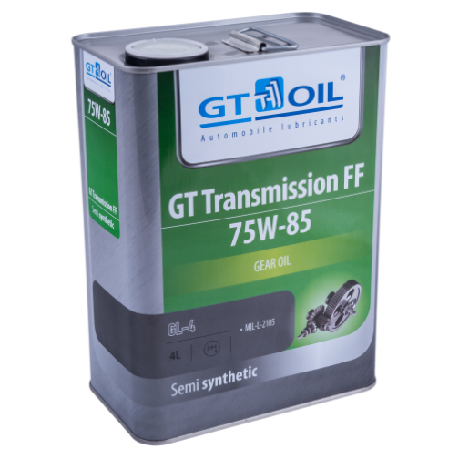 Трансмиссионное масло GT OIL GT Transmission FF 75W85 GL-4 4л 37683323