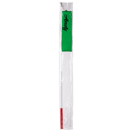 Лента для художественной гимнастики Amely Agr-201 4м, с палочкой 46 см, зеленый 42219481 2