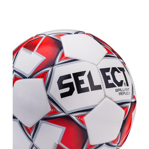 Мяч футбольный Select Brillant Replica №5 белый/красный/серый (5) 42221026