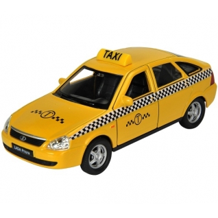 Коллекционная модель Lada Priora - Такси, 1:34-39 Welly