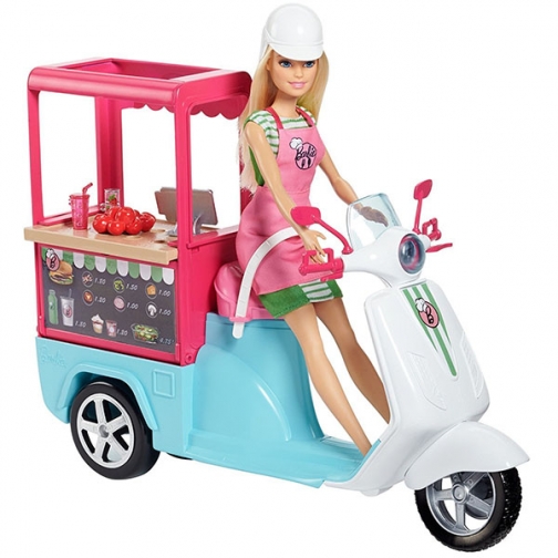 Кукла Mattel Barbie Mattel Barbie FHR08 Барби Бистро-скутер 37606492
