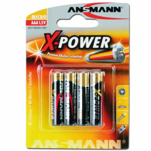 Ansmann Батареи Ansmann Micro (AAA) X-Power, 4 шт. 5675567