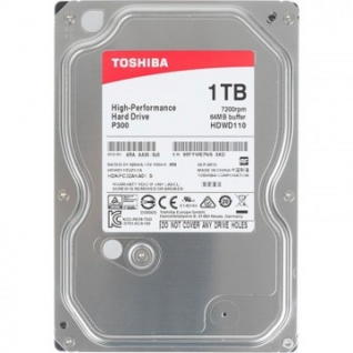 Жесткий диск Toshiba SATA-III 1Tb HDWD110UZSVA P300 (7200rpm) 64Mb3.5_M_K