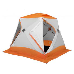 Зимняя палатка Лотос Куб 3 Классик С9 (оранжевая) (+ Дарим комплект ввертышей для палаки.) Lotos