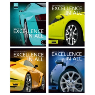 Тетрадь "Excellence", А5, 48 листов, линия BG (Би Джи)
