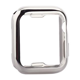 Чехол силиконовый TPU&защита экрана 360° COTEetCI для Apple Watch Series 5/ 4 (CS7060-TS) 44мм Серебристый