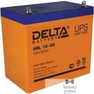 Delta Delta HRL 12-55 (55 А\ч, 12В) свинцово- кислотный аккумулятор