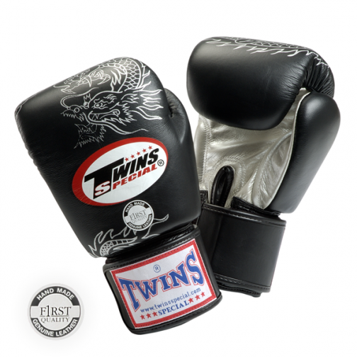 Twins Special Боксерские перчатки Twins FBGV-6S, 16 унций, Черный 5754517