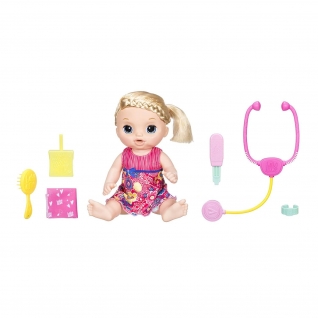 Интерактивная кукла Baby Alive - Малышка у врача (свет, звук) Hasbro