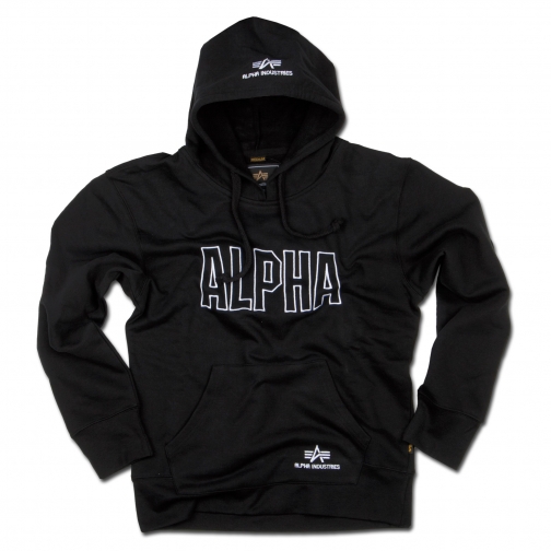 Alpha Industries Толстовка Alpha Industries Track, цвет черный 5024323