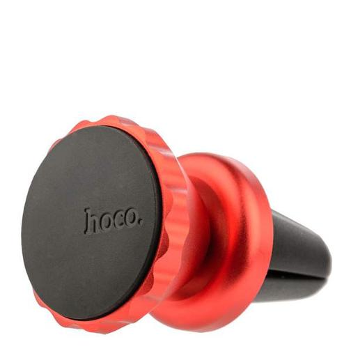 Автомобильный держатель Hoco CA19 Metal magnetic air outlet mobile phone holder - магнитный универсальный в решетку красный 42532549