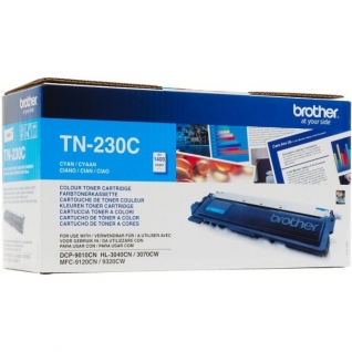Оригинальный голубой картридж Brother TN-230C (TN230C) для Brother DCP-9010CN, HL-3040CN, MFC-9120CN, HL-3070CW, MFC-9320CW на 1400 стр. 10004-01