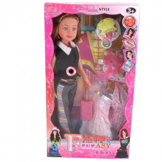 Кукла с аксессуарами Fantasy - Sheila, в черном Shenzhen Toys