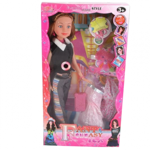 Кукла с аксессуарами Fantasy - Sheila, в черном Shenzhen Toys 37720695