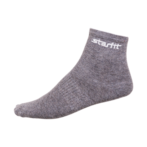 Носки средние Starfit Sw-206, серый меланж/черный, 2 пары размер 35-38 42219778 7