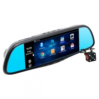 Автомобильный видеорегистратор-зеркало с 2-мя камерами Recxon RX-7 #1 Recxon