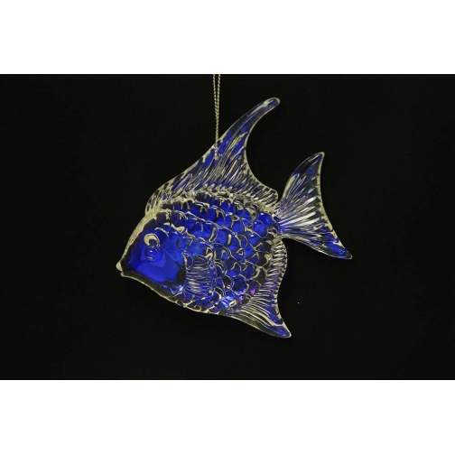 Украшение, Тропическая рыба, цвет иридий синий 37657048