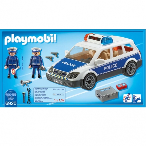 Конструктор Playmobil Полиция: Полицейская машина со светом и звуком 37896593 1