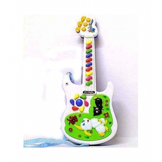 Музыкальный инструмент "Гитара", с зайцем, 10 звуков Shenzhen Toys