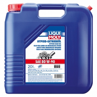 Трансмиссионное масло LIQUI MOLY Hypoid-Getriebeoil 80W-90 20 литров