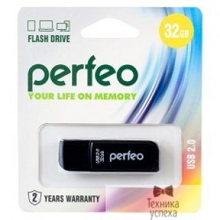 Perfeo Perfeo USB Drive 32GB C10 Black PF-C10B032