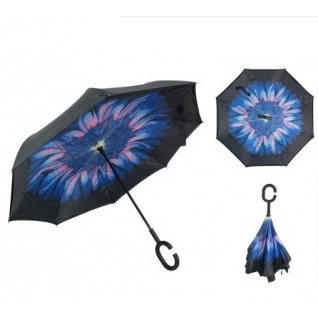 Обратный зонт наоборот Антизонт Капли росы Umbrella
