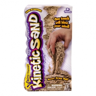 Набор для творчества Kinetic sand Kinetic sand 71400 Кинетик сэнд Кинетический песок для лепки 910 грамм, коричневый