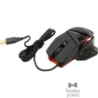 Mad Catz PC Мышь Mad Catz R.A.T.4 Gaming Mouse - Black/Red проводная оптическая (MCB4373100A3/04/1) PCAmc67